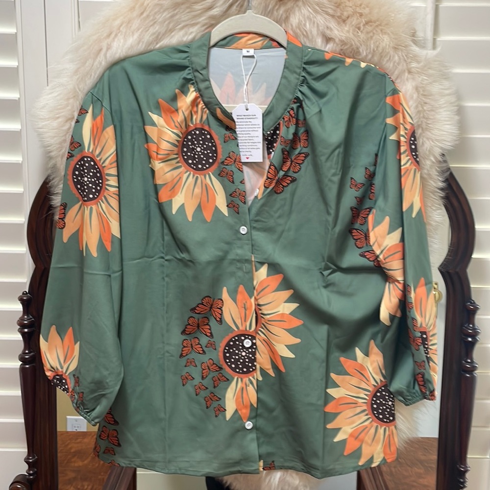 Made with love LS top NWT